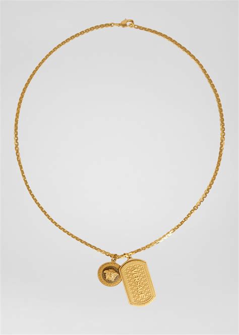 collana versace oro|Collane Uomo Eleganti .